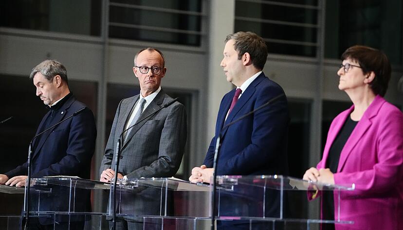 Union und SPD einig bei Finanzfragen.