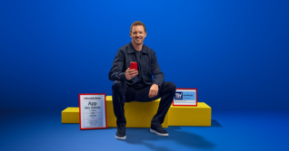 Bundestrainer Julian Nagelsmann wirbt f&uuml;r die Lidl-Plus-App.