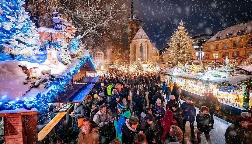 Rund vier Millionen Besucher genießen jedes Jahr den Stuttgarter Weihnachtsmarkt.