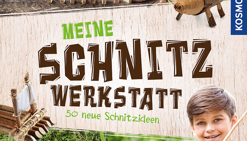 Astrid Schulte: Meine Schnitzwerkstatt. 50 Neue Schnitzideen. Kosmos 2021, 96 Seiten, 15 Euro. Ab 7 Jahren. Astrid Schulte: Meine Schnitzwerkstatt. 50 Neue Schnitzideen. Kosmos 2021, 96 Seiten, 15 Euro. Ab 7 Jahren.