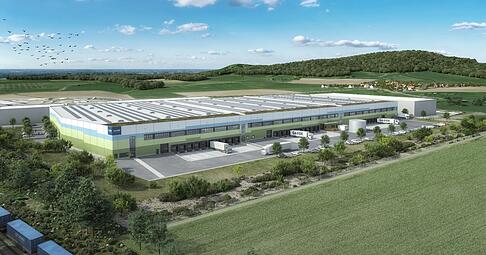 So soll es einmal aussehen, wenn alles fertig ist: Auf dem Areal im Förstle 5 entsteht eine große Gewerbeimmobilie, die auf verschiedenen Weise genutzt werden kann. Der Bau ist auf der Zielgeraden, soll im Juli fertig sein. So soll es einmal aussehen, wenn alles fertig ist: Auf dem Areal im Förstle 5 entsteht eine große Gewerbeimmobilie, die auf verschiedenen Weise genutzt werden kann. Der Bau ist auf der Zielgeraden, soll im Juli fertig sein.