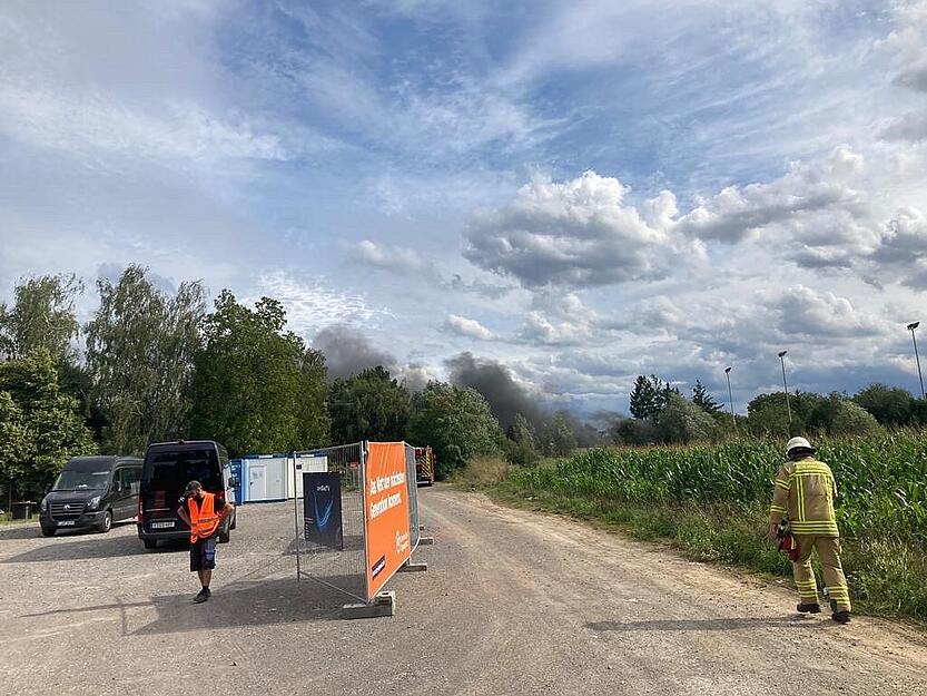 Feuer im ehemaligen Trampoline in Heilbronn-Böckingen