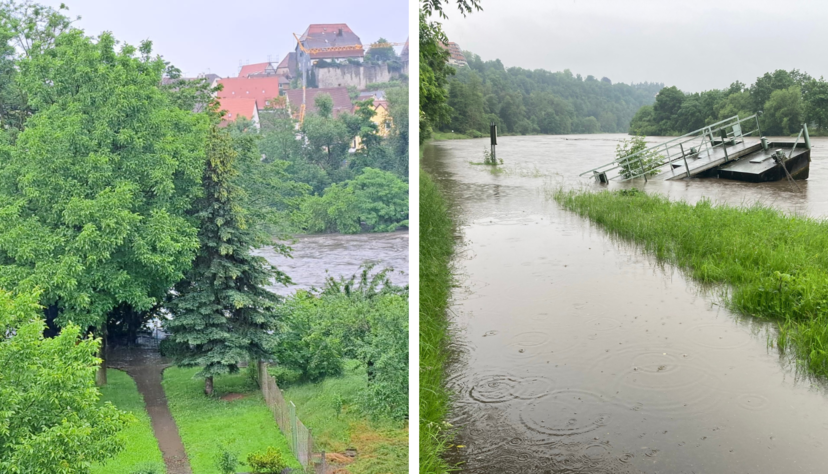 In Bad Wimpfen und Lauffen kam es am Samstagmorgen zu Überschwemmungen.