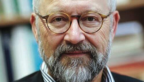 Renommierter Politologe: Herfried M&uuml;nkler diskutiert im Februar 2026 in Heilbronn.