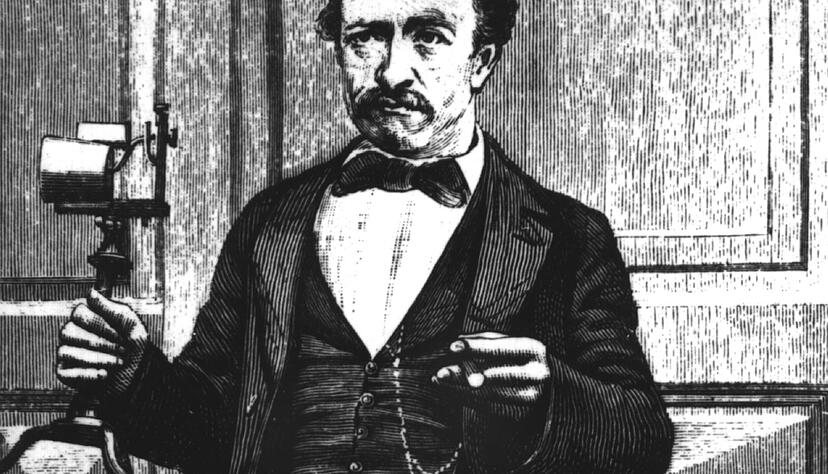 Alexander Graham Bell hat zwar das Patent, den ersten &laquo;Ferntonapparat&raquo; baute jedoch Johann Philipp Reis.