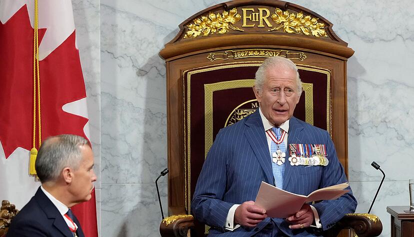 Trumps Sticheleien in Richtung Kanada d&uuml;rften dem britischen K&ouml;nig kaum gefallen. (Archivbild)