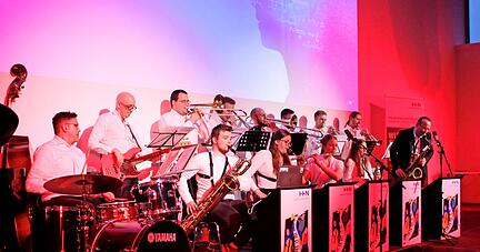 Um die 20 Musiker zählt die hochschuleigene Bigband aktuell, die im Jahr 2018 ins Leben gerufen wurde.
Foto: privat
