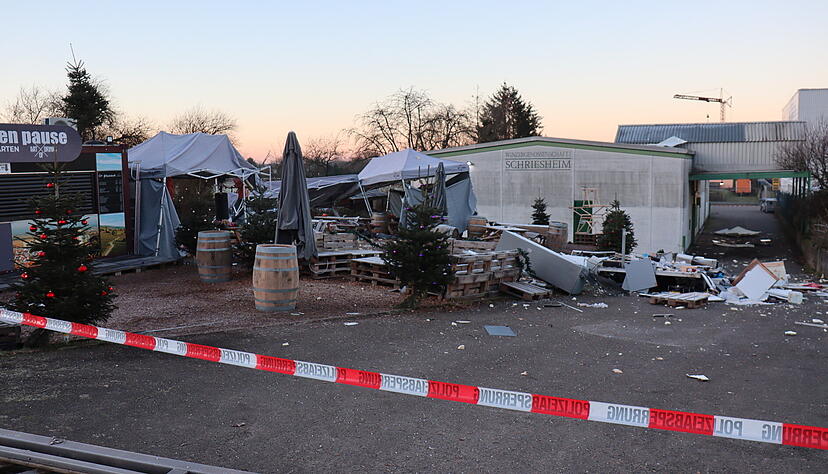 In Schriesheim hat es am Mittwoch eine Explosion gegeben.