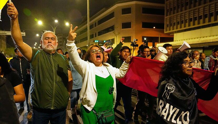 Boluarte war die erste Frau an der Spitze des Staates Boluarte war die erste Frau an der Spitze des Staates