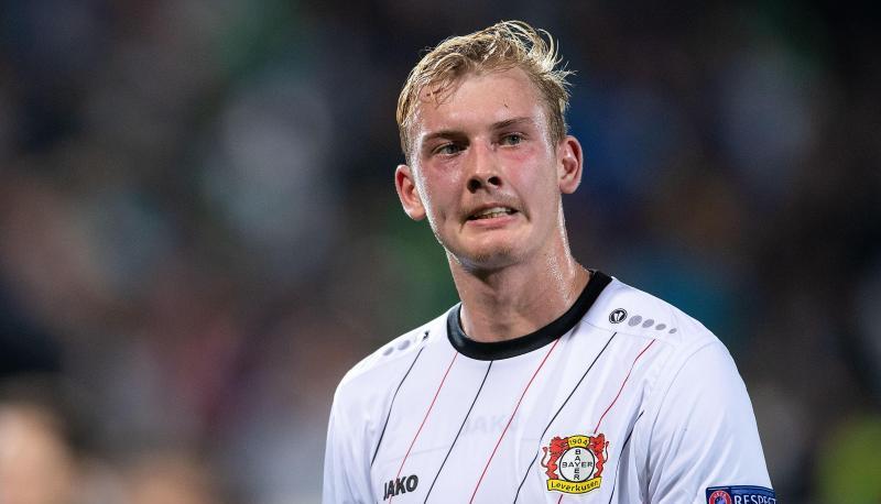 Julian Brandt spielt in der Bundesliga für Bayer Leverkusen. Julian Brandt spielt in der Bundesliga für Bayer Leverkusen.