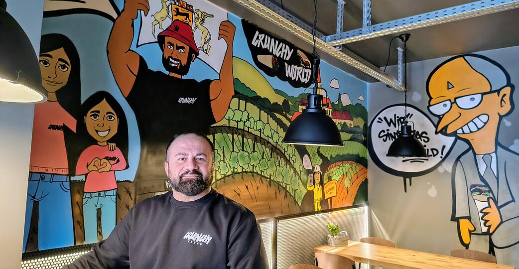 Diyar Bamarni er&ouml;ffnet Crunchy Kebab in Heilbronn.