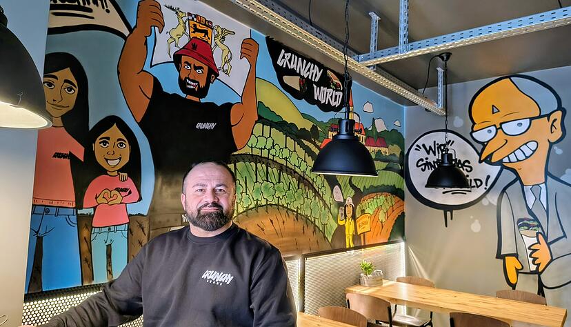Diyar Bamarni er&ouml;ffnet Crunchy Kebab in Heilbronn.