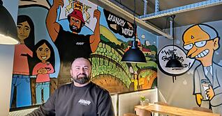 Diyar Bamarni er&ouml;ffnet Crunchy Kebab in Heilbronn.