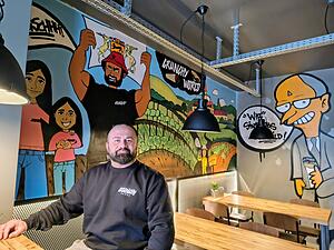 Diyar Bamarni er&ouml;ffnet Crunchy Kebab in Heilbronn.