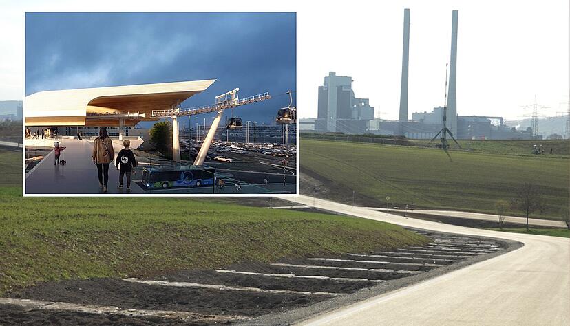 Auf der Ipai-Baustelle in Heilbronn geht es sichtbar voran.