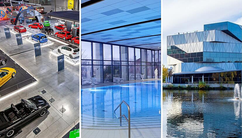 Im Sinsheimer Technik-Museum (von links) ist die Sonderausstellung "Faszination Tuning" zu sehen, im Bad Rappenauer Rappsodie kann im Solebecken entspannt werden, und in der Experimenta wird Wissen mit Spaß vermittelt. Im Sinsheimer Technik-Museum (von links) ist die Sonderausstellung "Faszination Tuning" zu sehen, im Bad Rappenauer Rappsodie kann im Solebecken entspannt werden, und in der Experimenta wird Wissen mit Spaß vermittelt.