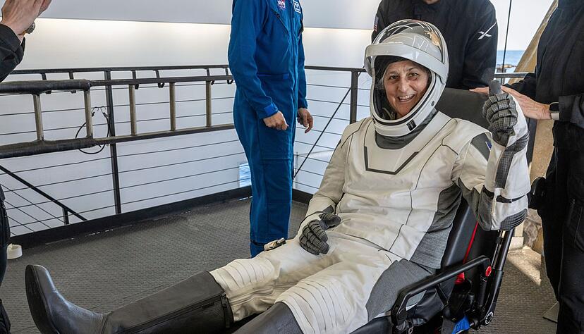 Williams zeigte sich nach der Rückkehr bestens gelaunt. Williams zeigte sich nach der Rückkehr bestens gelaunt.