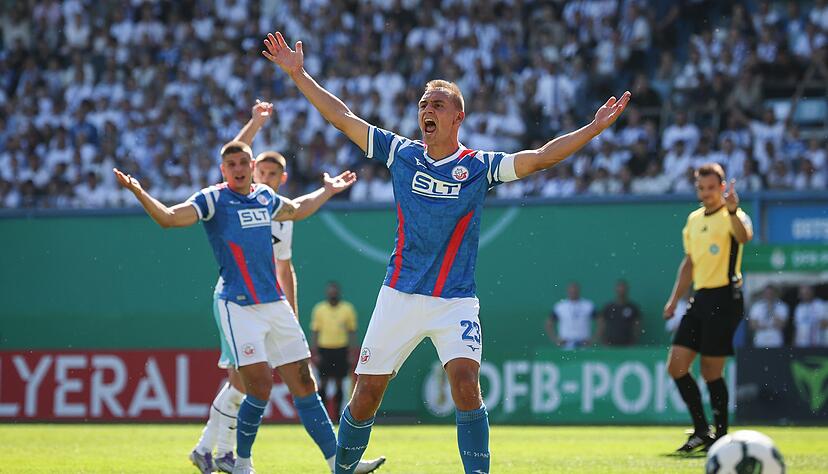 Rostock brachte viel Leidenschaft ins Spiel.