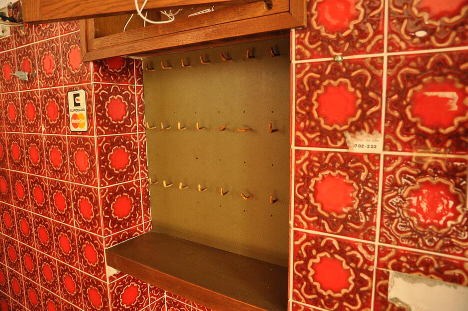 Fein säuberlich hingen hier die Schlüssel für 24 Zimmer. Für einen modernen Hotelbetrieb ist das Haus zu klein.