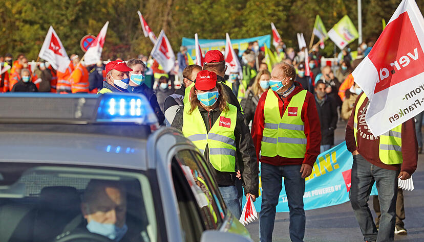Verdi-Streik in Gundelsheim