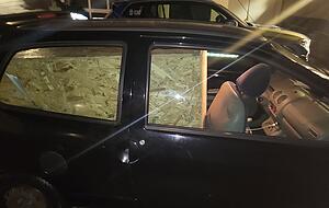 Die Box für den Transport im Auto. Die Box für den Transport im Auto.