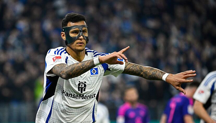 Erzielte sein 17. Saisontor und kassierte die fünfte Gelbe Karte: HSV-Torjäger Davie Selke.