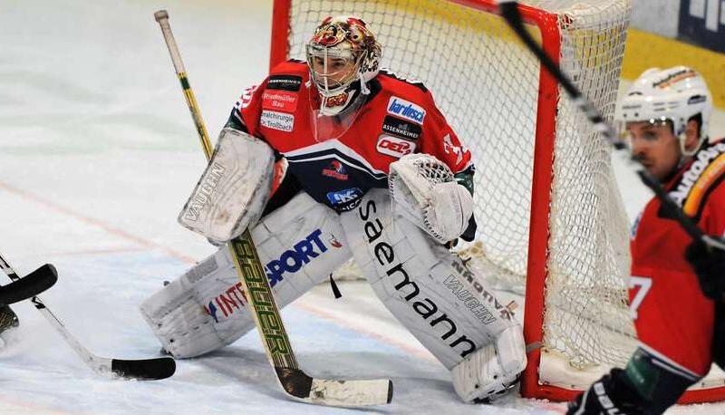 Torh&uuml;ter Andrew Hare war mit fantastischen Leistungen in den Playdowns einer der Garanten des Klassenerhalts. Foto: Marc Thorwartl