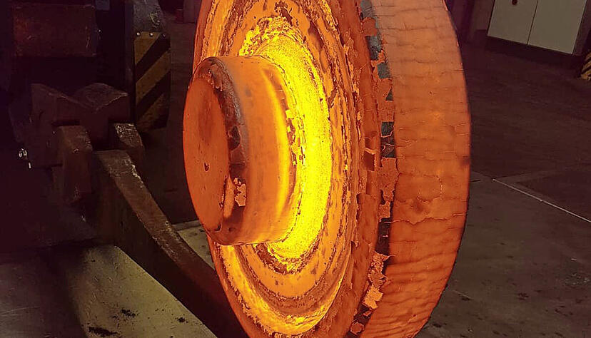 Im Hammerwerk Baumann wird f&uuml;r solche Teile sehr viel Energie ben&ouml;tigt.
Foto: Archiv