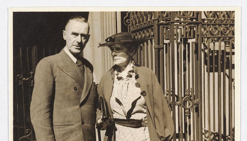 Thomas und Katja Mann in New York. (Archivbild)