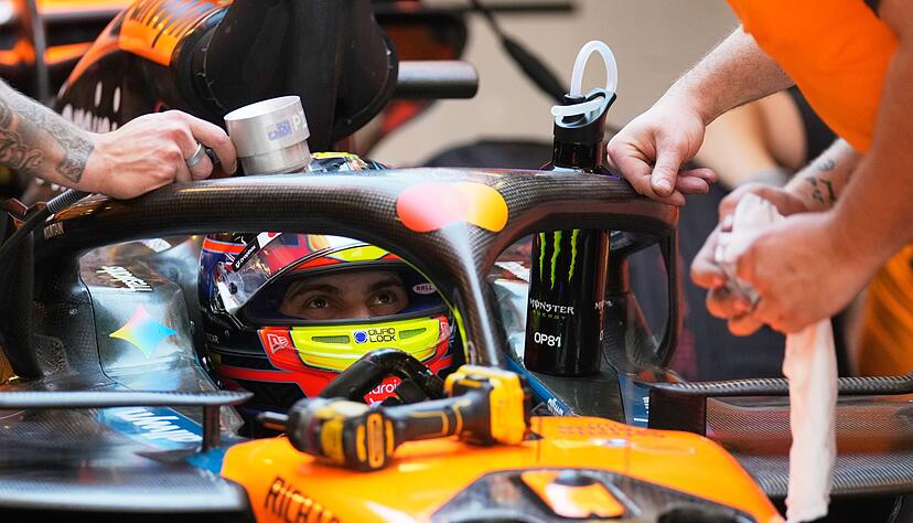 Piastri ist erneut der Schwächste der drei Titelrivalen. Piastri ist erneut der Schwächste der drei Titelrivalen.