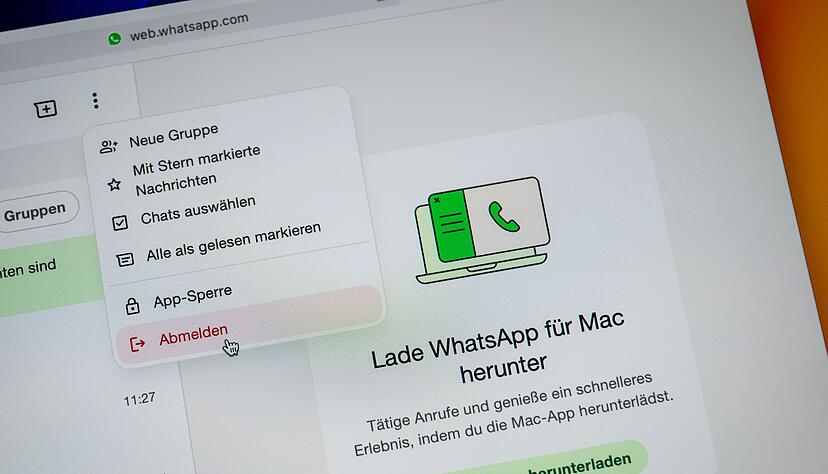 Whatsapp im Browser benutzt? Dann hinterher das Abmelden nicht vergessen.