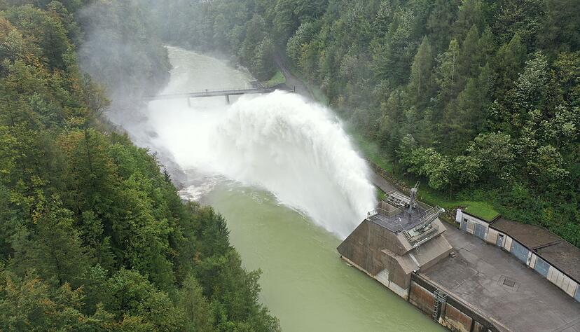 An Stauseen wurde vorsichtshalber schon Wasser abgelassen. An Stauseen wurde vorsichtshalber schon Wasser abgelassen.