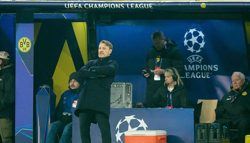 Niko Kovac konnte vor allem mit der Offensive seines Teams nicht zufrieden sein.