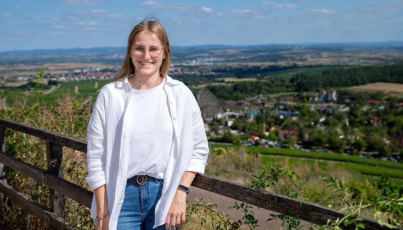 Die Hausleiterin Deborah Brose arbeitet seit 2017 im Jugendhaus Michaelsberg in Cleebronn.