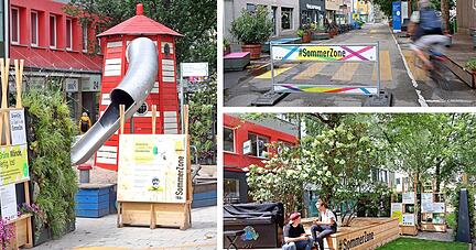 Bei Einzelhändlern und Besuchern umstritten: Die Sommerzonen in der Turmstraße (Bild) und in der Lohtorstraße.
