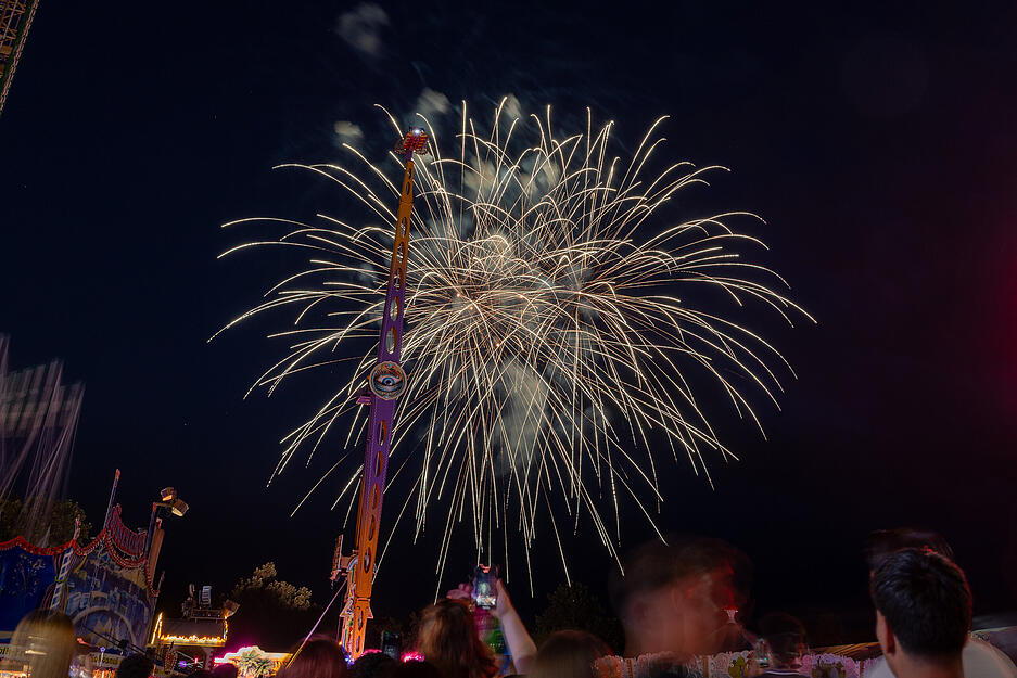 Schon im vergangenem Jahr hatte das Feuerwerk für einen echten Hingucker gesorgt.
