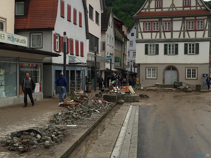 Überschwemmung in Künzelsau | 29.05.