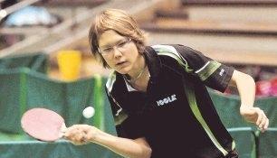 Neckarsulms Spitzenpaarkreuz Isabell Wurst (Bild) und Sina Fischer holte in den Einzeln alle vier Punkte beim 8:2 gegen Willst&auml;tt.Foto: Archiv/Kr&uuml;ger