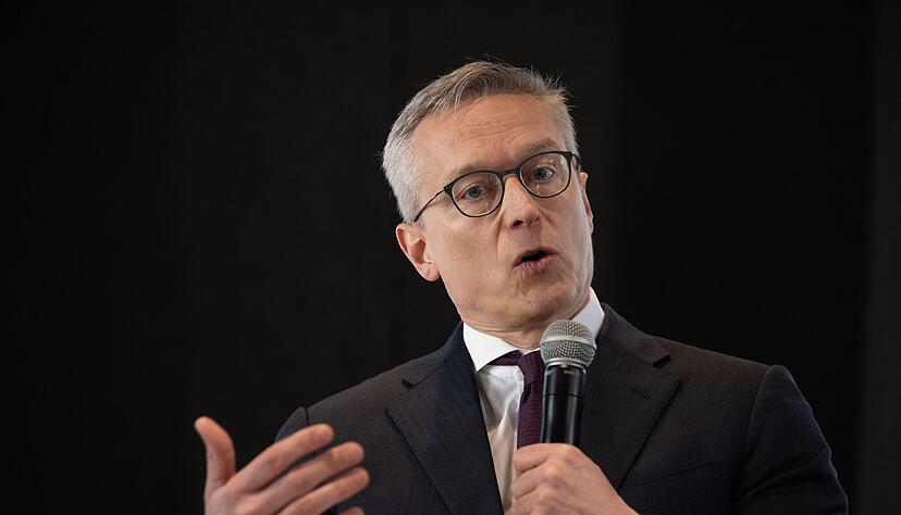 Bundesdigitalminister Karsten Wildberger bei der Er&ouml;ffnung des KI-Zentrums von Google in Berlin.