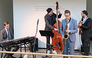 Verspielt: Die Band Art of Ease sorgt für die passenden Klänge zum Brunch. Verspielt: Die Band Art of Ease sorgt für die passenden Klänge zum Brunch.