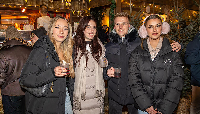 Im Heilbronner Winterdorf herrscht meist beste Laune.