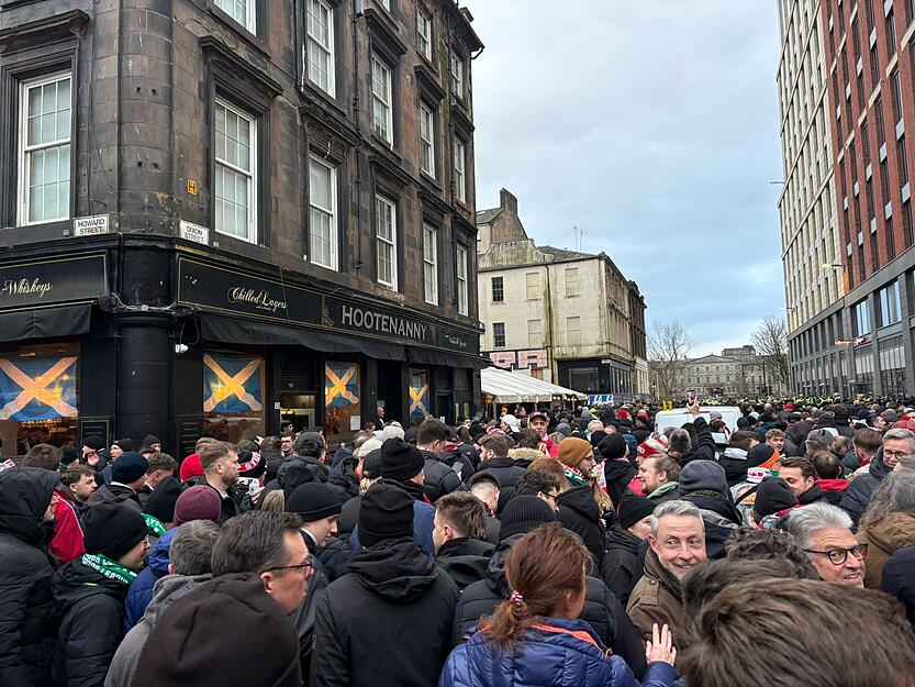 Im Celtic Park d&uuml;rfte es am Abend dann richtig laut werden, wenn der VfB Stuttgart auf die Schotten trifft.