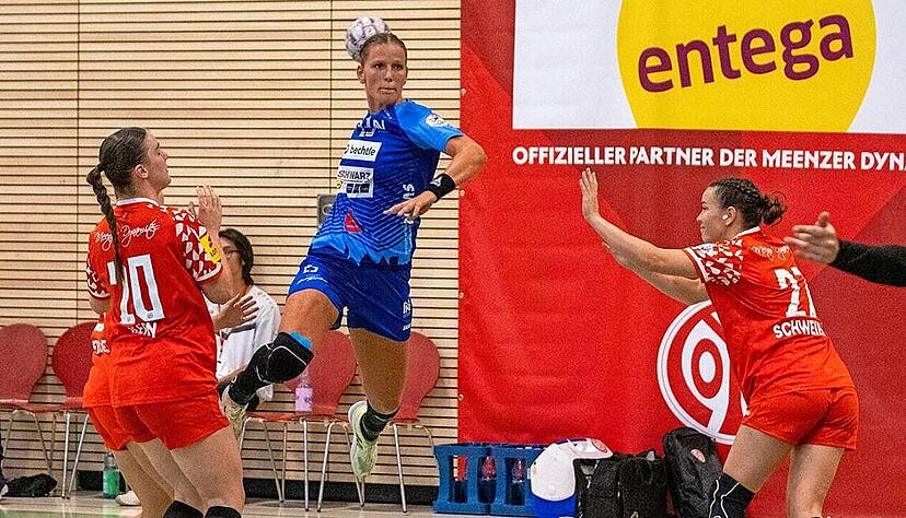 Top-Torschützin in Mainz und von Trainer Thomas Zeitz als Spielführerin bestätigt: Neckarsulms Rückraum-Akteurin Munia Smits. Top-Torschützin in Mainz und von Trainer Thomas Zeitz als Spielführerin bestätigt: Neckarsulms Rückraum-Akteurin Munia Smits.