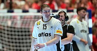 Juri Knorr ist gegen Frankreich der beste deutsche Spieler.