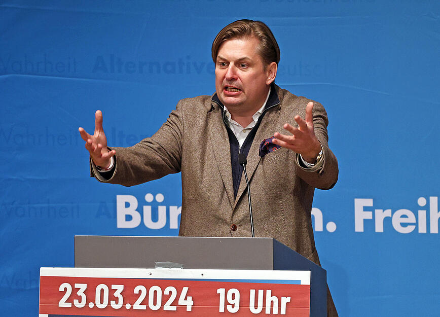 Maximilian Krah ist Spitzenkandidat der AfD für die Europawahl im Sommer.