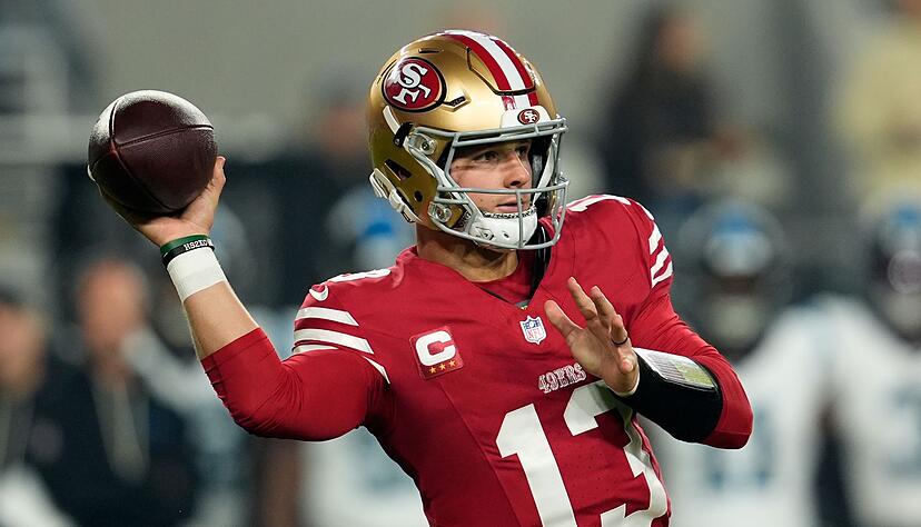 Lieferte seine Karrierebestleistung: Quarterback Brock Purdy warf f&uuml;r die San Francisco 49ers gegen die Indianapolis Colts insgesamt f&uuml;nf Touchdown-P&auml;sse. (Archivbild)