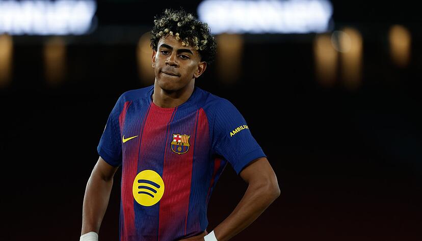 Auch Lamine Yamal war nach Pokal-Aus mit dem FC Barcelona enttäuscht. Auch Lamine Yamal war nach Pokal-Aus mit dem FC Barcelona enttäuscht.