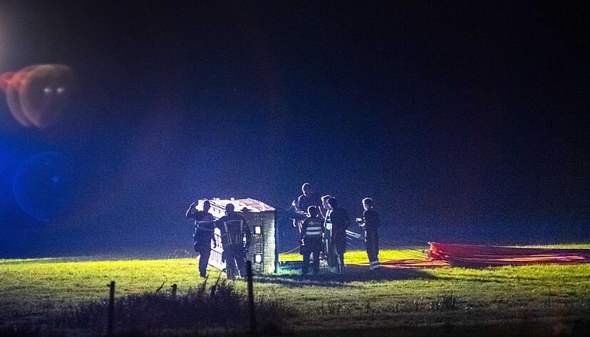 Ein Hei&szlig;luftballon verungl&uuml;ckte im Norden der Niederlande.