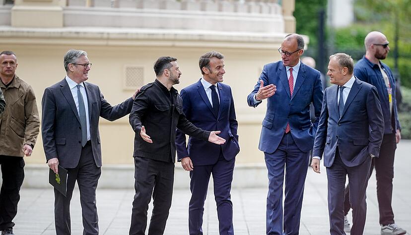 Selenskyj k&uuml;ndigte weitere Gespr&auml;che mit Unterst&uuml;tzerstaaten der sogenannten Koalition der Willigen an. (Archivbild)