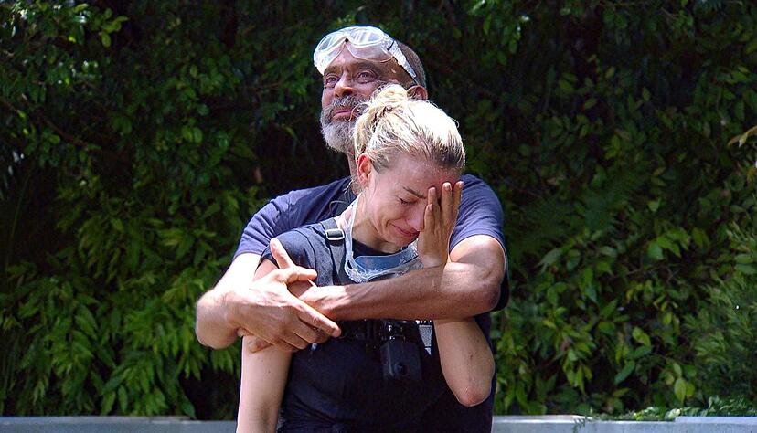 Pierre und Anna-Carina mussten zusammen in die Dschungelpr&uuml;fung.
